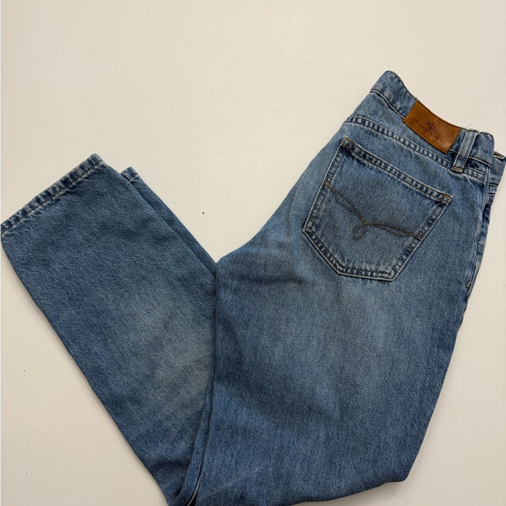 Ralph Lauren Women's Blue Straight Leg Jeans